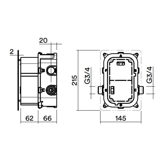 Электронный блок Quadro design Sense IN1001I регулировки температуры воды схема 2