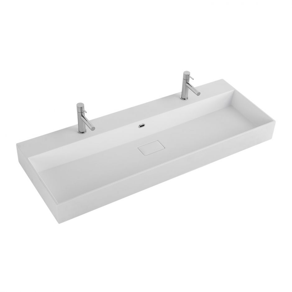 Раковина мебельная из искусственного мрамора Cezares 50314 121х45х11,5