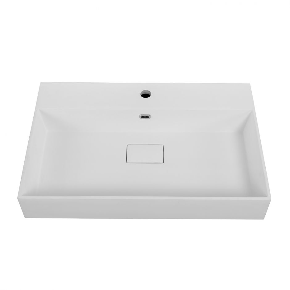 Изображение Раковина мебельная из искусственного мрамора Cezares 50313 71х45х11,5