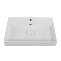 Раковина мебельная из искусственного мрамора Cezares 50313 71х45х11,5 схема 1