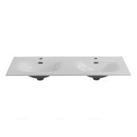 Керамическая раковина с двумя чашами Cezares 121х46х15 схема 4