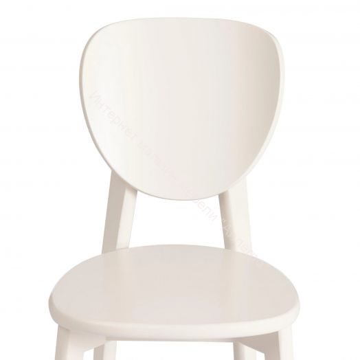 Стул DIAMANTE жесткое сидение бук, 42 х 42 х 85 см, ivory white