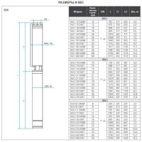 Погружной насос ESPA SE4 3 8 схема 4