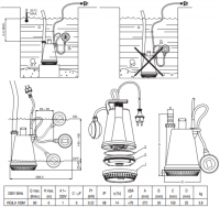 Дренажный насос  ESPA Vigila 100 MС A схема 2