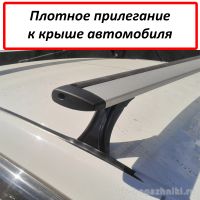 Багажник на крышу на Renault Logan, Delta, аэродинамические (крыловидные) дуги