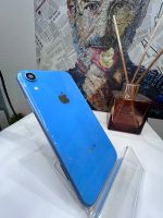 Apple iPhone корпус XR сборе со шлейфами, стеклом камеры оригинал с разбора (снятый) мелкие потертости голубой