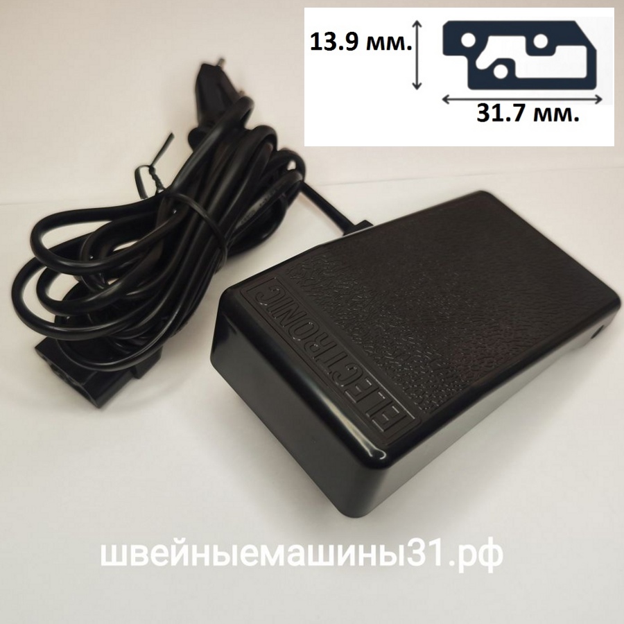 Педаль YDK Model YC-483-5 230В; 0,7А; 150Вт. Разъём Leader, Juki и др.    Цена 5100 руб.