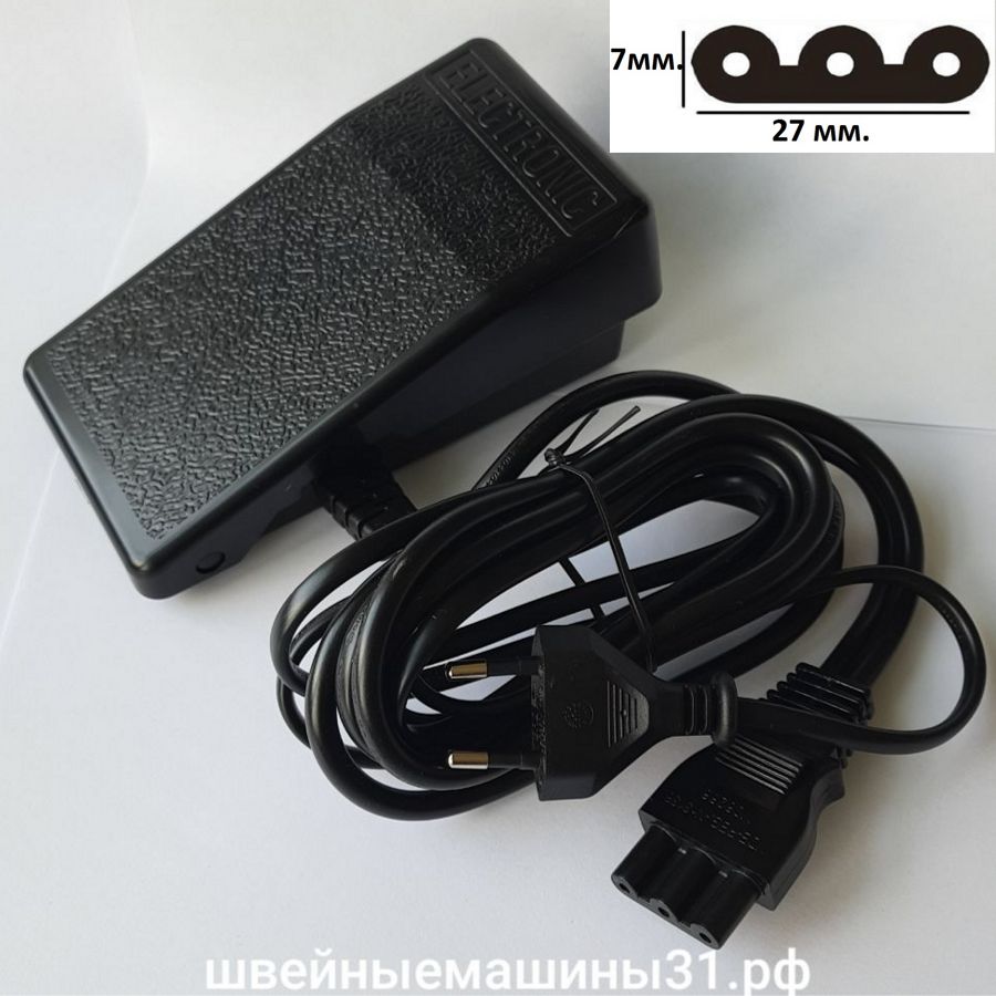 Педаль YDK YC 483N-1  230 В; 0,7А; 150 Вт; разъём Janome, Elna     Цена 4900 руб.