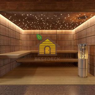 Панель шпон сапеле (радиальный рисунок)