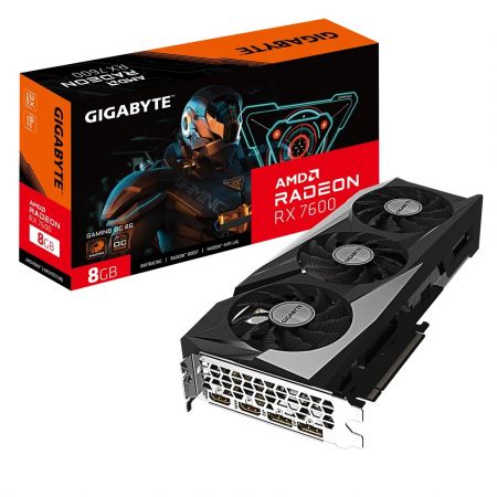Видеокарта Radeon RX 7600 8Gb Gigabyte GV-R76GAMING OC-8GD