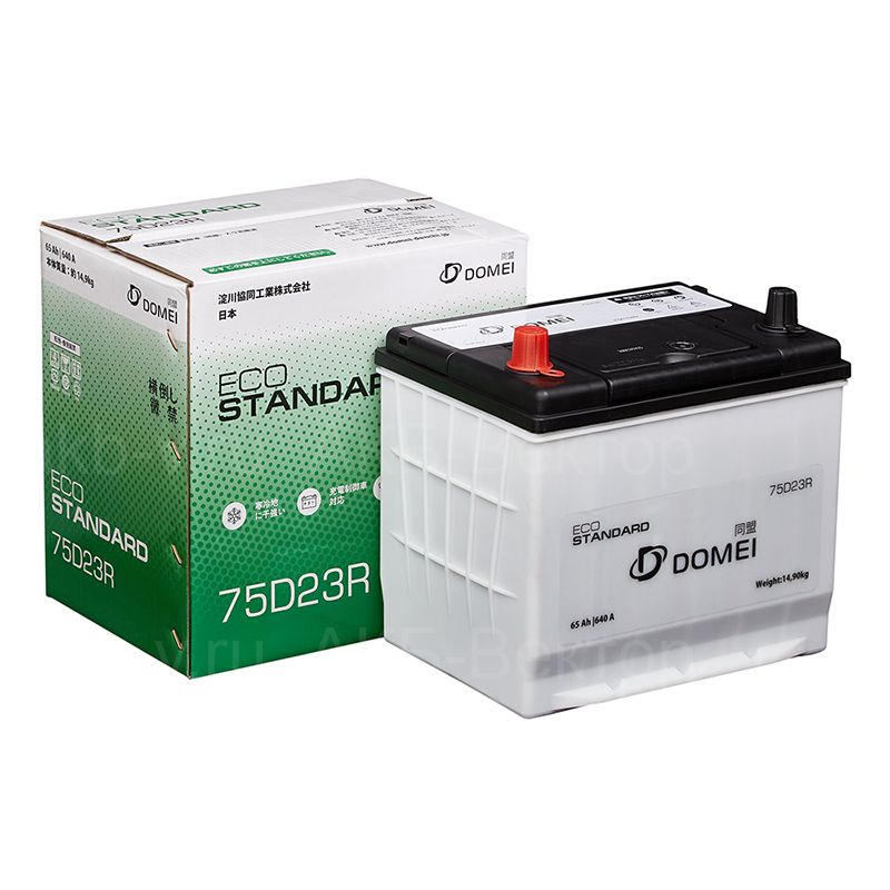 Аккумулятор DOMEI 75D23R 65 Ah 640А (25г)