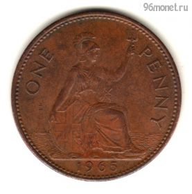 Великобритания 1 пенни 1965