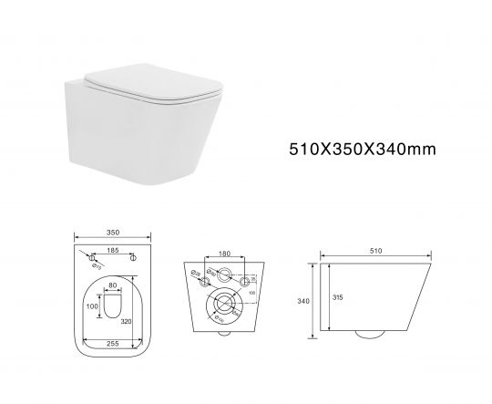 Унитаз подвесной безободковый Aquatek Либра AQ1505T-00 c системой смыва Tornado схема 2 Унитаз подвесной безободковый Aquatek Либра AQ1505T-00 c системой смыва Tornado схема 2