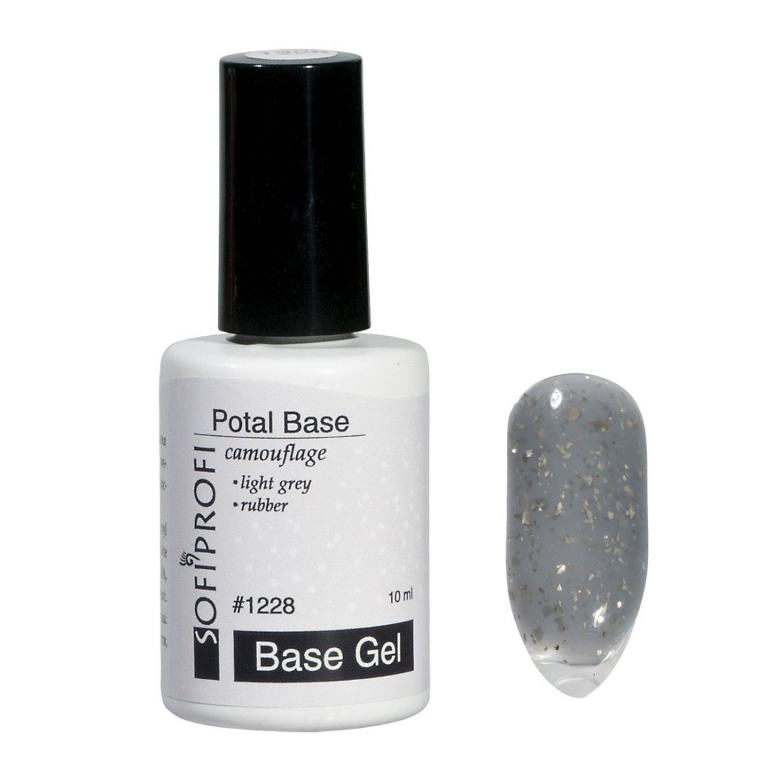 База для ногтей Potal Base Light Grey, арт. 1228 / 10 мл   SOFIPROFI