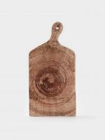 Блюдо для подачи Magistro Wood, 36.5?18?1.2 см, фарфор, коричневое