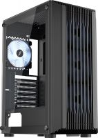 Корпус 1stPlayer Bullet Hunter H6 ARGB Black H6-BK-4F7