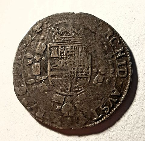 1/2 патагона 1694 Брабант Испания RARE Редкость XF