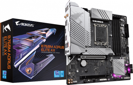 Материнская плата 1700 Gigabyte B760M Aorus Elite AX