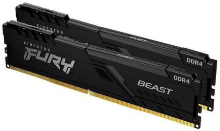 Модуль памяти DDR4 64Gb (2x32Gb Kit) Kingston 3200 Fury Beast KF432C16BBK2/64