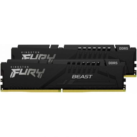 Модуль памяти DDR5 16Gb (2x8Gb Kit) Kingston 6000 Fury Beast KF560C36BBEK2-16
