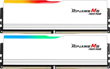 Модуль памяти DDR5 32Gb (2x16Gb Kit) G.Skill 6000 Ripjaws M5 Neo RGB White F5-6000J3636F16GX2-RM5NRW