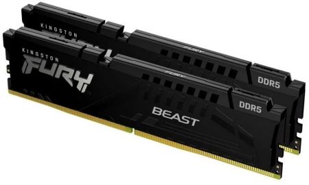 Модуль памяти DDR5 32Gb (2x16Gb Kit) Kingston 6000 Fury Beast KF560C36BBE2K2-32