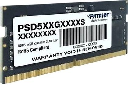 Модуль памяти SO-DIMM DDR5 16Gb Patriot 5600 PSD516G560081S
