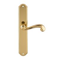Ручка на планке Extreza Berta 312 PASS PL01 полированная латунь