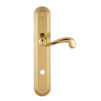 Ручка на планке Extreza Berta 312 WC PL05 полированная латунь