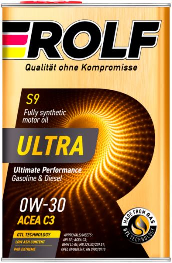 ROLF Ultra C3 0W-30, 4л