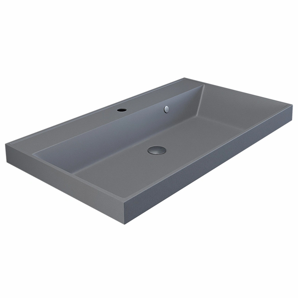Раковина Uperwood Classic Quartz 80 бетон