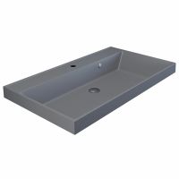 раковина для тумбы Uperwood Classic Quartz 80 серая
