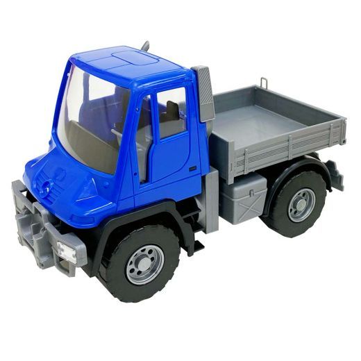 Самосвал бортовой Мерседес "Unimog U 500" (17,5 см. Синий.)