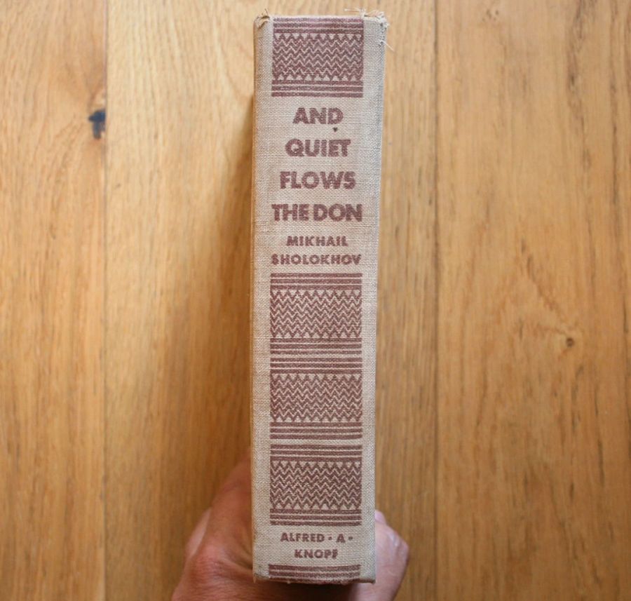 Тихий дон по-английски 1934 первое английское издание / Шолохов