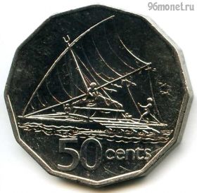 Фиджи 50 центов 1990