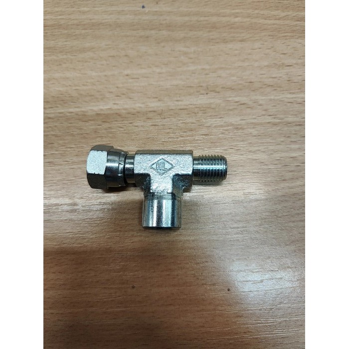 Schtaer 07031015 Тройник 1/4'' для подключения манометра (мама-папа)