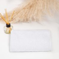 Полотенце махровое 50х90см, белый, 440г/м, хл100%