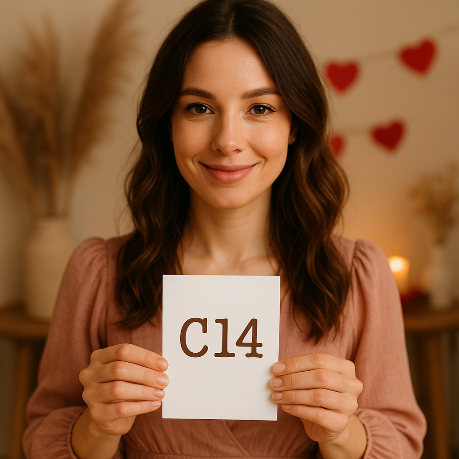 Деревянная открытка с 14 февраля