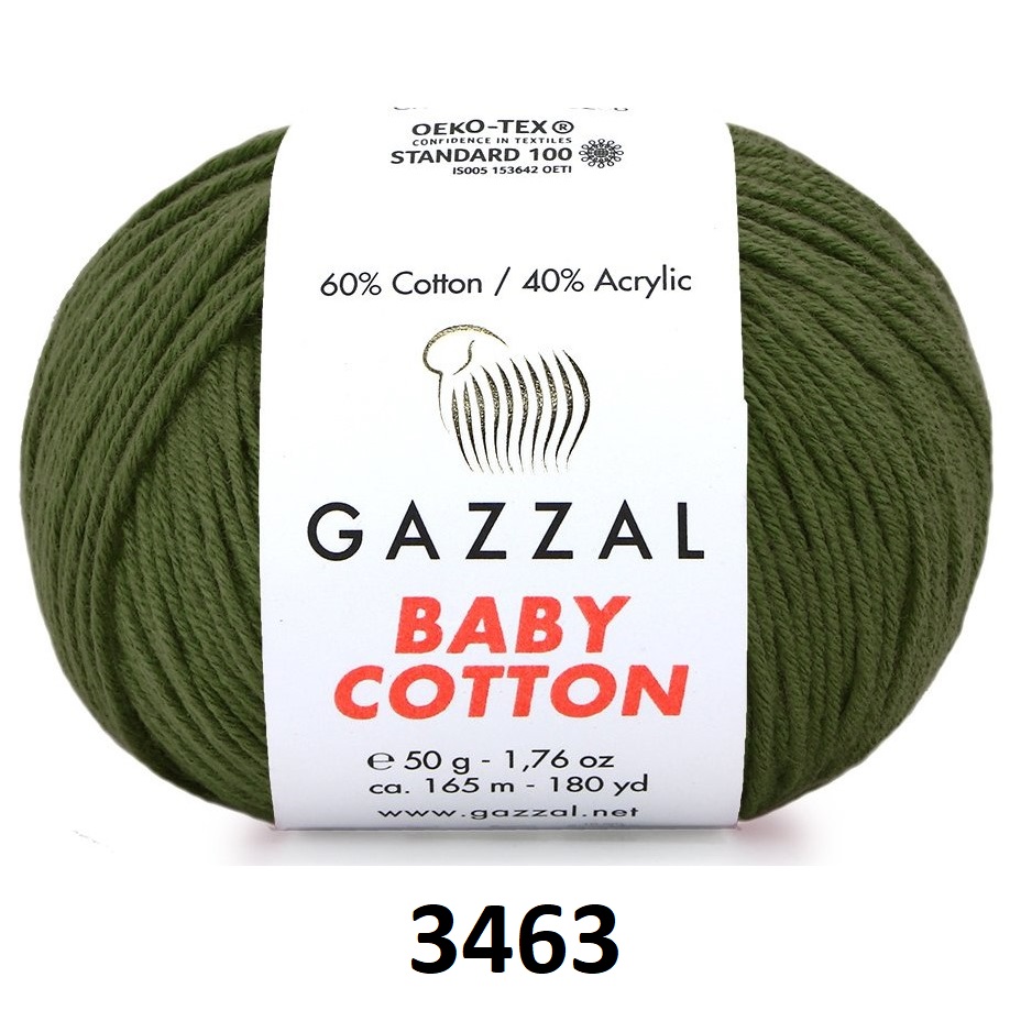 Пряжа BABY COTTON  Gazzal (GBC)