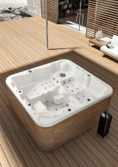 Гидромассажный СПА бассейн Albatros Oasis 230х230 схема 3