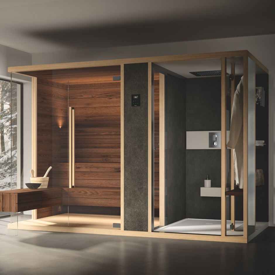 Сауна с душевой Albatros Modula S Combi 300 х 175 см