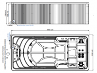 СПА бассейн Albatros Harry Swim 2 с противотоком 500х230 схема 2