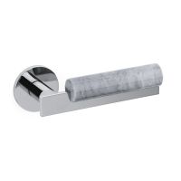 Ручка Olivari Bau M263B полированный хром+серый мрамор