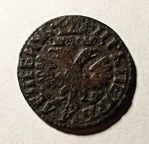 Деньга 1704 Петр I AUNC