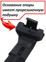 Багажник на крышу Honda N-BOX II (минивен, 2017-2023), Lux City (без выступов), с замком, черные крыловидные дуги