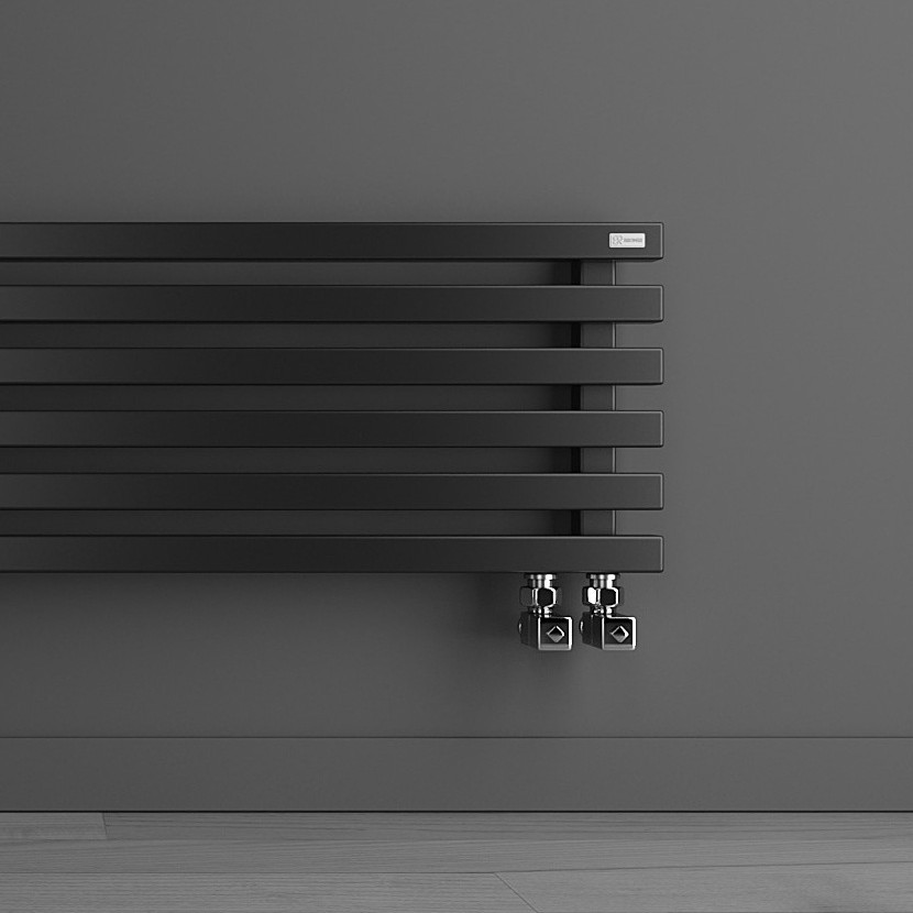 Полотенцесушитель водяной горизонтальный Broner MOOT H 4 180.1200 30х30 1200 мм ФОТО