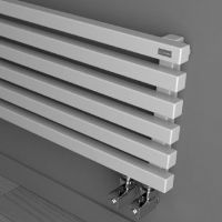 Полотенцесушитель Broner MOOT H 10 480.1000 водяной горизонтальный профиль 30х30 1000 мм схема 1