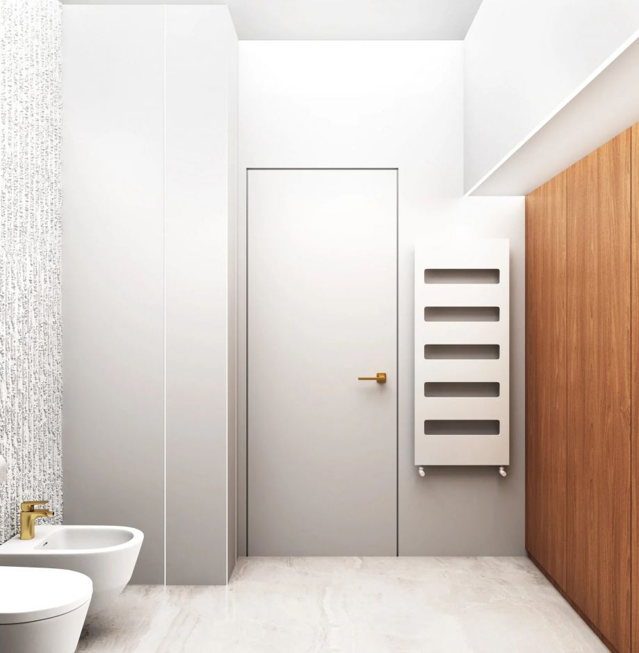 Полотенцесушитель электрический Broner Nove NV.EL.050.120.0000.R вертикальный 500 мм ФОТО