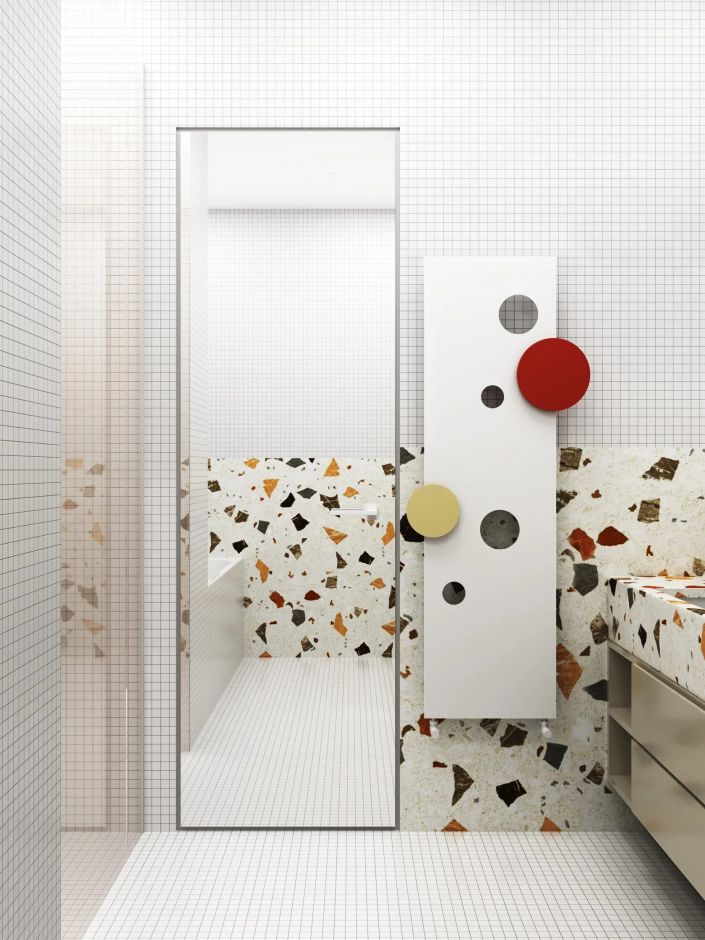 Полотенцесушитель электрический Broner Bolla BL.EL.050.140.0000.R вертикальный 500 мм ФОТО