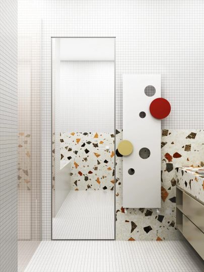 Полотенцесушитель электрический Broner Bolla BL.EL.050.140.0000.R вертикальный 500 мм схема 3